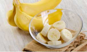 Banana has high content of fiber and potassium