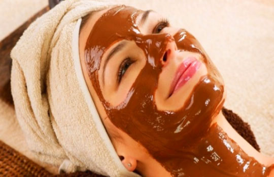 Chocolate facial pack
