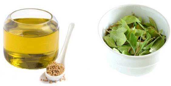  Curry leaves and mustard hair oil recipe