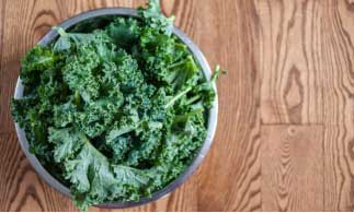 Kale is a rich source of iron and increases oxygen in the body