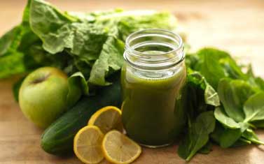 This green juice is rich in iron and potassium in the body
