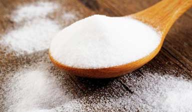 Baking soda is a good exfoliator for the skin