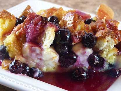 Blueberry Cream Cheese stuffed French Toast