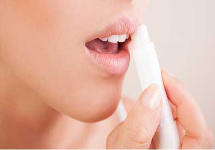 Keep your lips clean to avoid lip infections