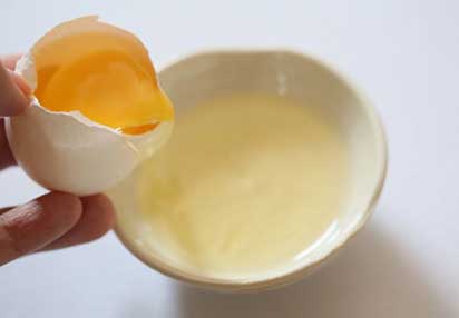 Egg White Prevent Excessive Hair Loss