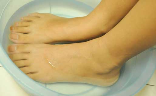 Feet in Warm Water Instead of Epsom Salt