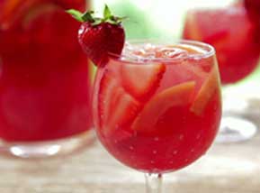 Grape juice and strawberry helps in cleansing the skin