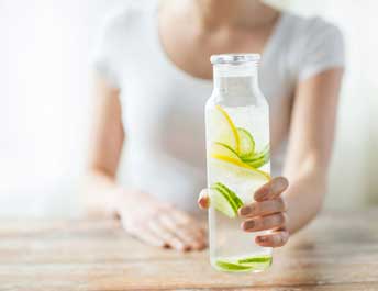 Lemon &water for your skin