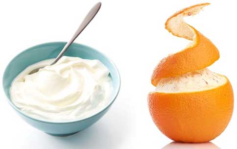 Orange juice and Yogurt Face Pack