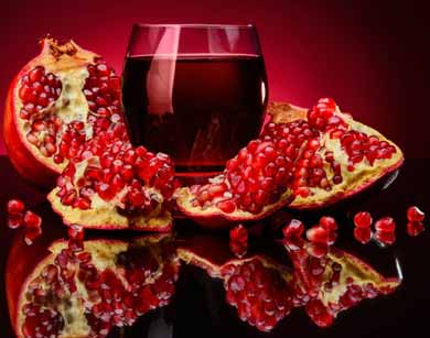 Pomegranate seeds increases blood flow to the uterus