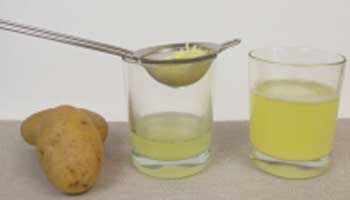 Potato juice helps in removing dark circles within few weeks