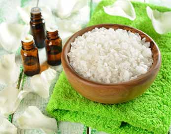 Salt Exfoliate the Skin Naturally
