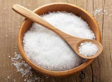 Sea salt provides essential nutrients to the nails