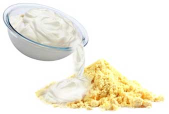 Yogurt and Gram Flour Remedy
