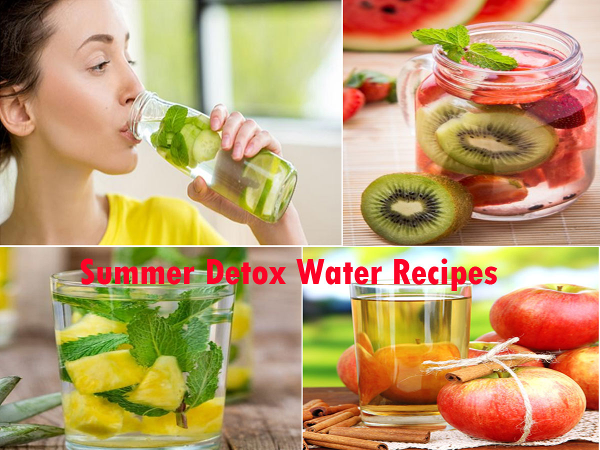 Beautiful Skin Detoxifier/ Summer Detox Water Recipes: You Must Intake To Glow Inside-Out