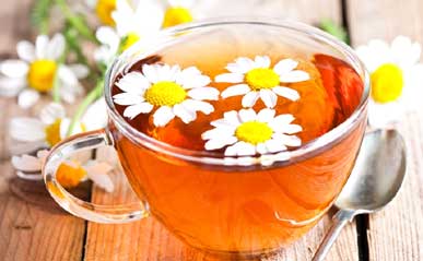 Chamomile Tea - home remedies for sour stomach