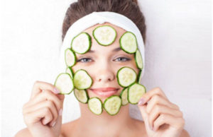 Cucumber helps in toning the skin and keeps it refreshed