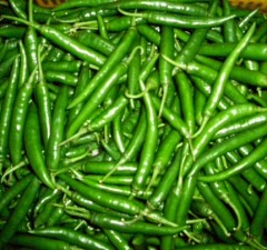 Health benefits of green chilies