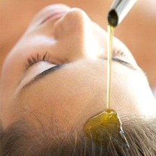 Remove Dandruff-Olive oil Massage